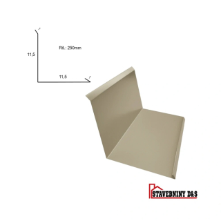 Lemování ke zdi spodní rš: 250mm délka 2m